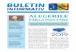 BULETIN - viitorul.org informativ 1.pdfsubiectul schimbării sistemului electoral. În a doua jumătate, după invalidarea alegerilor în municipiul Chișinău, dialogul dintre Republica