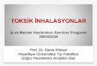 Doç. Dr. Deniz Köksal Hacettepe Üniversitesi Tıp Fakültesi ... · (HNO3) oluşur. direkt hücresel hasar, serbest radikal üretimi, sürfaktaninhibisyonu, kollajen yıkımı