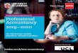 Postgraduate programmes in Professional Accountancy 2019–2020 · Accountancy 2019–2020 The World Class: studied anywhere, valued everywhere. Academic direction by . 2 Postgraduate