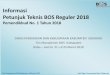 Informasi Petunjuk Teknis BOS Reguler 2018bos.dispendik.sidoarjokab.go.id/files/materi/Materi Informasi Juknis... · kegiatan ulangan harian, ulangan tengah semester, ulangan akhir