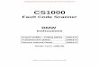 CS1000 - diakom.ru · CS1000 Fault Code Scanner BMW Instructions Engine (DME) - AirBag (SRS) OB15-9 Transmission (EGS) OB15-3 Service Interval Reset OB15-5 Model Years 1988-98