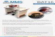 Bat 16 - MMS UK · The BAT 16 enables almost any type of shank button to be sewn to any weight of fabric. Previously, in many cases, hand sewing was the only method of attaching shank