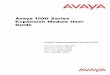 Avaya 1100 Series Expansion Module User Guide · PDF fileconnection of an Avaya 1100 Series Expansion Module to an IP Deskphone, or to another Expansion Module. • IP Deskphone and