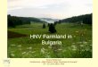 HNV Farmland in Bulgaria - BfN · Facts and figures Total area of Bulgaria = 11.1 million ha UAA = 5.3 million ha - Arable land – 61.8% - Permanent pastures – 33.8% - Permanent
