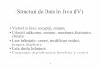 Structuri de Date în Java (IV) - vega.unitbv.rovega.unitbv.ro/~galmeanu/java/suport/curs-4/doc/java-curs-4.pdf · 3 Excepţii folosite de vectori NullPointerException – variabilă