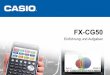 FX -CG50 - casio-schulrechner.de CAS... · 3 Wichtige Anwendungen Anwendung für Rechnungen und Funktionsaufrufe Anwendung für graphische Darstellung von Funktionen Anwendung zur