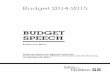 2014-2015 Budget - Budget Speech - budget.finances.gouv.qc.ca · Budget 2014-2015 is the budget of a government in action: ... Montréal metro cars, the McGill University Health Centre