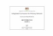 Integrated Curriculum for Primary Schools Integrated Curriculum for Primary Schools Curriculum Specifications