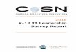 K-12 IT Leadership Survey Report - cosn.org IT Leadership 2018.pdf · CoSN 2018 K-12 IT Leadership Survey Report | 4 Top 10 Findings 1. Cyber Security and Broadband/Network Capacity