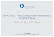RPP Group Policy Communication Opportunities for COST iPlanta 10_17/Presentazioni... · •RPP’s work with the ‘Virtual Physiological Human’ Institute and the Avicenna Alliance