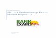 SBI PO Preliminary Exam Model Paper - 3 Pre. 3 examcapsule.com.pdfSBI PO Preliminary Exam Model Paper - 3 Page 3 11. In an A.P. consisting of 23 terms, the sum of the three terms in
