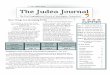 July—August 2018 The Judea JournalThe Judea Journal · From the Pastor (continued from page 1)(Continued from page 1) Page 2 The Judea Journal qualified candidates. My last Sunday