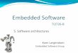 Embedded Software - st.ewi.tudelft.nl · Synchronous/reactive ... Insert operation for the queue was not specified! ... Real Time OS Architecture Characteristics Evolved from the