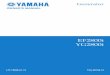 EF2800i, YG2800i Owner's Manual - Yamaha Motor Corp, USA · NOTE: 9 Yamaha continually seeks advance-ments in product design and quality. Therefore, while this manual contains the