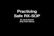 Practicing Safe RX-SOP · AP Chan1 AP Chan1 AP Chan11-82 Default RX-SOP threshold Other AP Signal How AP hears Client AP Diﬀers (CCI) AP Chan6 AP Cell