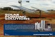 SOLAR PUMPING SOLUTIONS - sunnyenergy.com.au · Grundfos solar pumping solutions ofer many beneits over traditional grid-based pumping systems, featuring easy installation, low maintenance