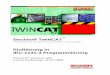 Beckhoff TwinCAT Einführung in IEC-1131-3 Programmierungftp.beckhoff.com/download/Document/Software/TwinCAT/Einleitung_IEC1131... · Eiserstraße 5 / D-33415 Verl / Telefon 05246/963-0