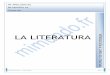 LA LITERATURA - mimundo.frmimundo.fr/lycee/lycee_1lele/introduccion_al_curso_de_literatura.pdf · CURSO DE LITERATURA – Sr. Olivier SEDDINI Página 2 - Es el arte que emplea como