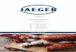 Wurstwaren - jaeger.de · August Jaeger Nachf. GmbH & Co. KG Tiefgekühlt Vorbestellung Zuckerfrei Glutenfrei Laktosefrei Vegetarisch Vegan Informationen zu den enthaltenen Allergenen,