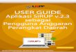 User Guide SiRUP Versi 2.3 - Pengguna Anggaran i Pemda Guide SiRUP PA Pemda.pdf · Aplikasi SiRUP setelah dibuatkan akun oleh Admin PPE. Pengguna Anggaran dapat mengakses aplikasi