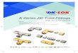 K Series JIC Tube Fittings - valueimpact.jp · DK-Lok K Series JIC Tube Fitting consists of body, sleeve and nut and meets the requirements of SAE J514 and ISO 8434-2 standards. 2