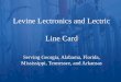 Levine Lectronics and Lectric Line Card - L 3 Visual Line Sheet.pdf · PDF fileLevine Lectronics and Lectric Line Card Serving Georgia, Alabama, Florida, Mississippi, Tennessee, and