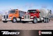 T880 Super Dump - kenworth.com · truck designed at its core with the strength, stamina and operating economy you need to move your business ahead. Bulk tractor. Tanker. Dump truck