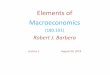 Elements of Macroeconomics - Johns Hopkins University · If instead you look at the diagnostic test and scratch your head a bit, then we recommend that you attempt the quest ions