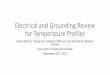 Electrical and Grounding Review for Temperature Profiler · Electrical and Grounding Review for Temperature Profiler Jelena Maricic. Yujing Sun, Radovan Milincic, Cary Kendziora,