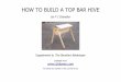 HOW TO BUILD A TOP BAR HIVE - thiele-und-thiele-consult.de · HOW TO BUILD A TOP BAR HIVE by P J Chandler Supplement to The Barefoot Beekeeper available from This ebook also available