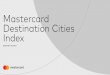 Mastercard Destination Cities Index · Additional Spending Insights for the Global Top 20 Destination Cities Peak Months for Visiting April, July-Aug, Dec-Jan July-Aug June-Aug Dec,
