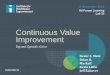 Continuous Value Improvement - IHIapp.ihi.org/.../Document-11545/Presentation_L20_Continuous_Learning_Mate.pdf · Continuous Value Improvement Beyond Episodic Gains 4 December 2016