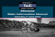 Chrono rider manual 2019 - golazocycling.com · Club Kermesse Open 09.00 - 17.00 Club Kermesse Chrono Warm Up Area 09.00 - 17.30 Arena Chrono Start 10.00 Arena Family Fondo Start