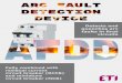 Detects and quenches arc faults in final circuits · a Tripped indication: MCB, RCCB or AFDD a LED indication for arc faults a Permanent self-monitoring a Overvoltage and overheat