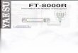 Yaesu - FT-8000 user manual - Radioamatore.info · Microphone Jack This 6-pin modular jack accepts transmit audio. band selection, and scanning control commands from the microphone,