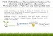 PEPS (PGPR-Enhanced Phytoremediation Systems): The ... · • New PGPR continually being isolated • Successful strains are assayed further by DNA sequencing to identify the bacteria