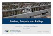 Barriers, Parapets, and Railings - Minnesota Department of ... · New MnDOT MASH TL‐2 Parapet • Current parapet (P‐1, Fig. 5‐ 397.166) doesn’t meet MASH TL‐2 when mounted
