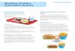 Making Healthy Fast Food Choices - NovoMedLink · Making healthy fast-food choices Make smart sandwich choices Choose grilled or broiled sandwiches over breaded, fried ones. Choose