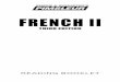 french II - Playaway Pre-Loaded Products · French II Introduction Reading can be defined as “the act of decoding graphic material in order to determine its message.” To put it