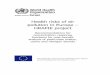 Health risks of air pollution in Europe HRAPIE project · Health risks of air pollution in Europe – HRAPIE project Recommendations for concentration–response functions for cost–benefit