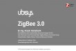 ZigBee 3 - ubisys.de · ZigBee 2015 Netzwerk & Management ZigBee 3.0 Base Device Behavior Netzwerke erstellen, Netzwerken beitreten ZigBee 3.0 Architecture Grundlegende Richtlinien