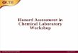 Hazard Assessment in Chemical Laboratory Workshop · Example- acetone peroxide. Ammonium nitrate, hexanitrobenzene . Flammable Chemicals Chemical Categories . Oxidizers Chemical Categories