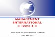 MANAGEMENT INTERNATIONAL = Curs 1 - mi.rei.ase.ro MI/Materiale Irina 2017/02 Internationalizarea... · 1.1 Internationalizarea mediului de afaceri Comertul international: - Progresul