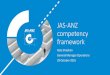 JAS-ANZ competency · PDF file•JAS-ANZ has a large dispersed workforce to service our clients •The spread and number of assessment team members makes it difficult to continue with