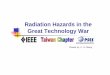Radiation Hazards in the Great Technology War - IEEEewh.ieee.org/r10/taiwan/pses/archive/Historical data/Slide_deck... · Taiwan Chapter since 4/29/05 Foreword 58% of women opt a