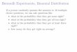 Bernoulli Experiments, Binomial Distributiondgalvin1/10120/10120_S17/Topic19_8p6_Galvin_2017... · Bernoulli Experiments, Binomial Distribution If a person randomly guesses the answers