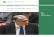 Autumn Budget 2017: A summary · that from autumn 2017 the Government would present a single autumn Budget, to allow for greater Parliamentary scrutiny of Budget measures ahead of