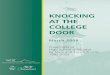 WICHE KNOCKING AT THE COLLEGE DOOR · Knocking at the College Door The Western Interstate Commission for Higher Education and its 15 member states – Alaska, Arizona, California,