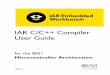 IAR C/C++ Compiler User Guideftp.iar.se/ · C8051-7 IAR C/C++ Compiler User Guide for the 8051 Microcontroller Architecture