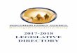 2017-2018 LEGISLATIVE DIRECTORY - Familywifamilycouncil.org/wp-content/uploads/2017/05/Leg-Directory-Version-2... · 6 Wisconsin Family Council 2017-2018 Legislative Directory 7 Listing